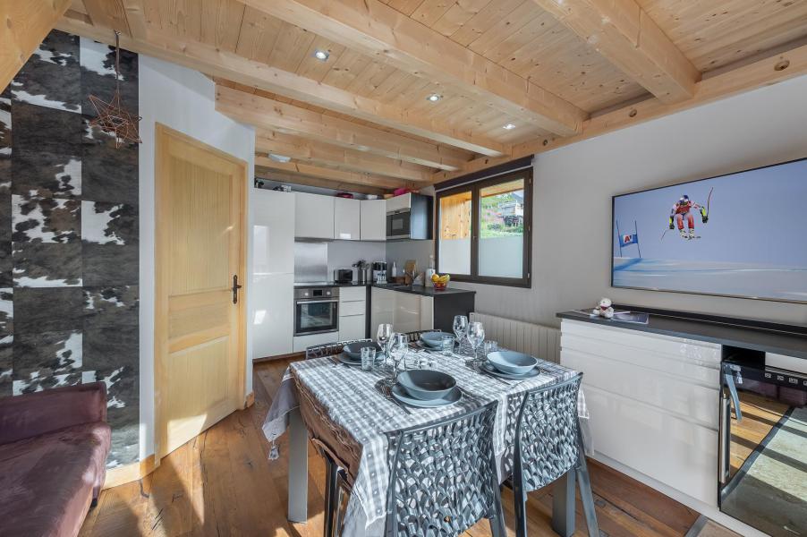 Skiverleih 3 Zimmer Maisonettewohnung für 4 Personen (ROCHER DE THORENS) - Chalet le Rocher - Val Thorens - Wohnzimmer