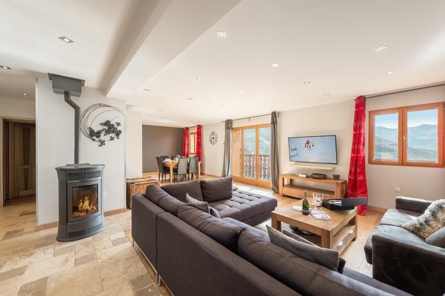 Skiverleih 4-Zimmer-Appartment für 6 Personen (ROCHER DE LISA) - Chalet le Rocher - Val Thorens - Wohnzimmer