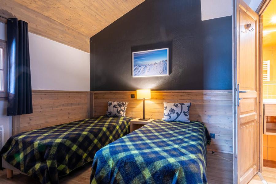 Skiverleih 4-Zimmer-Holzhütte für 6 Personen (304) - Chalet Mouflon - Val Thorens - Schlafzimmer