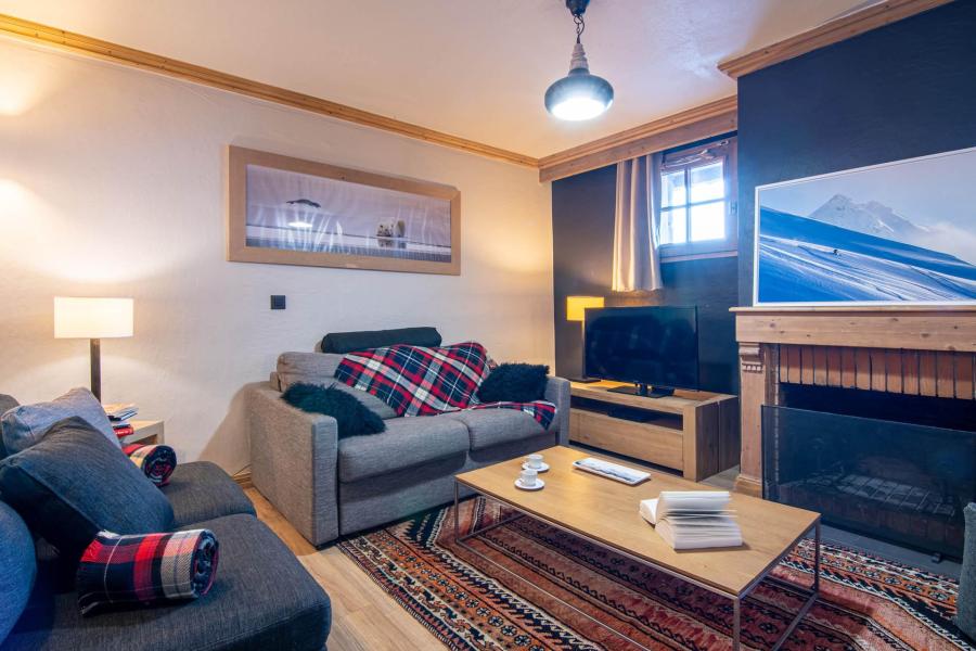 Ski verhuur Appartement duplex 5 kamers 8 personen (302) - Chalet Mouflon - Val Thorens - Woonkamer