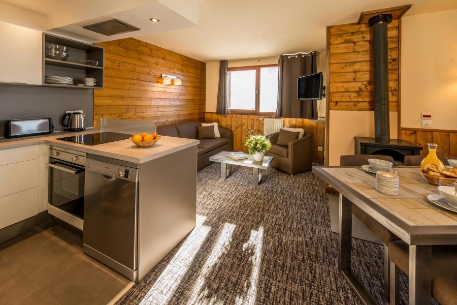 Аренда на лыжном курорте Апартаменты 3 комнат  4-6 чел. - Chalet Val 2400 - Val Thorens - Салон