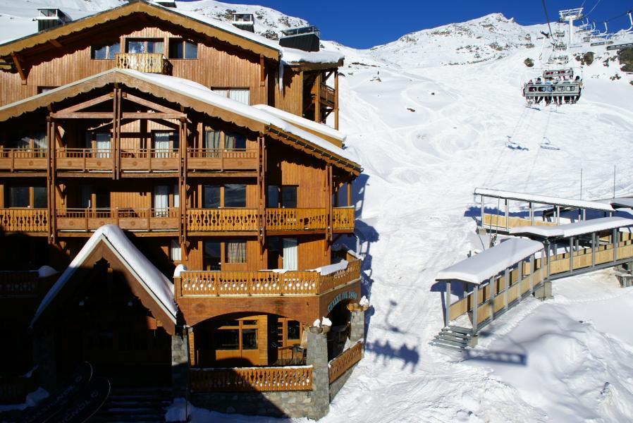 Vacances en montagne Chalet Val 2400 - Val Thorens - Extérieur hiver