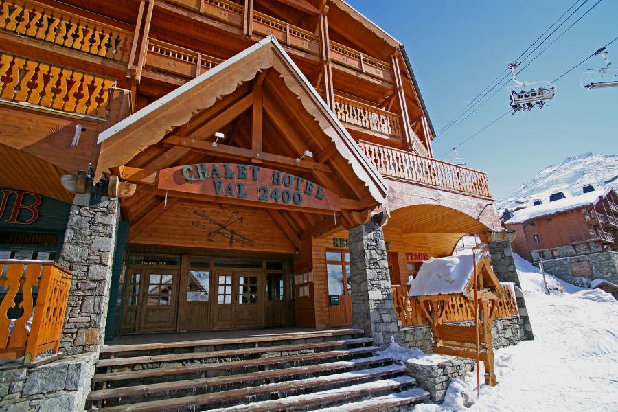 Аренда на лыжном курорте Chalet Val 2400 - Val Thorens - зимой под открытым небом