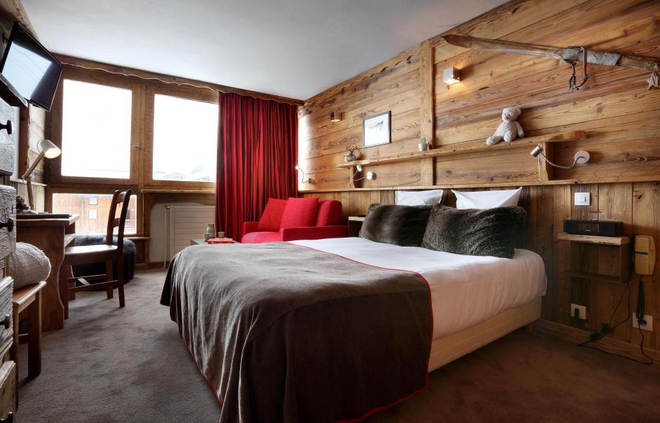 Аренда на лыжном курорте Suite 208 (2 человека) - Hôtel des 3 Vallées - Val Thorens - Двухспальная кровать