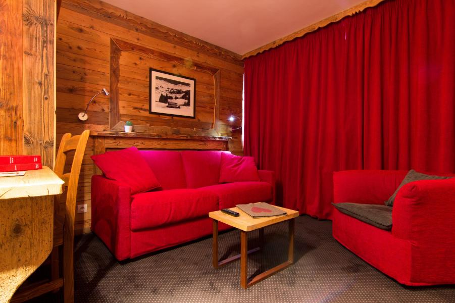 Ski verhuur Suite 302 (2 personen) - Hôtel des 3 Vallées - Val Thorens - Woonkamer