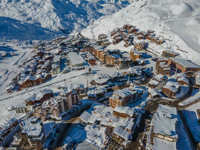 Skiverleih La Résidence l'Altineige - Val Thorens - Draußen im Winter