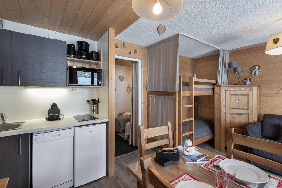 Аренда на лыжном курорте Квартира студия со спальней для 4 чел. (1) - La Résidence le Roc de Péclet 2 - Val Thorens - Небольш&