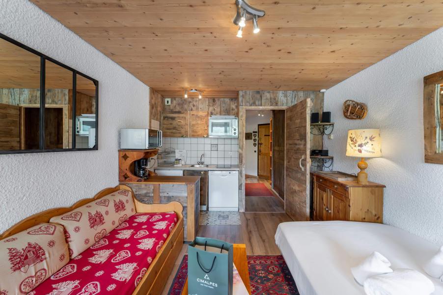Rent in ski resort Studio sleeping corner 4 people (T7) - La Résidence le Sérac - Val Thorens - Living room