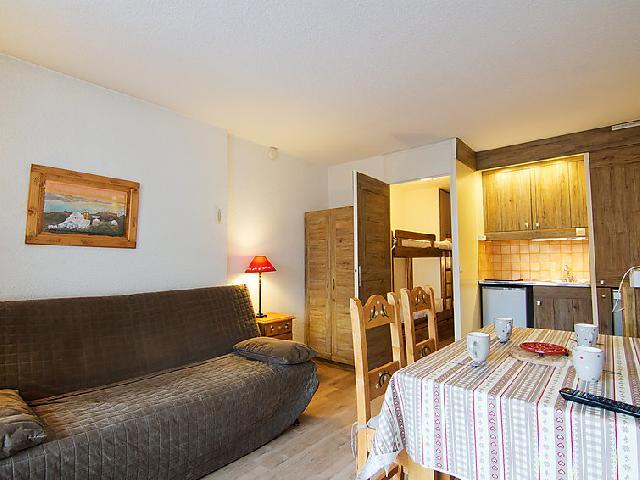 Skiverleih 1-Zimmer-Appartment für 4 Personen (4) - La Roche Blanche - Val Thorens - Wohnzimmer