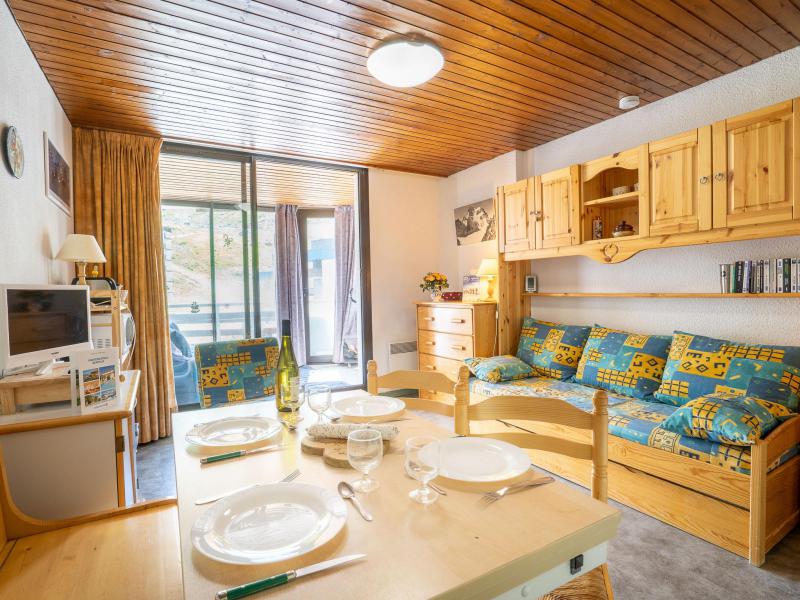 Skiverleih 1-Zimmer-Appartment für 4 Personen (1) - Le Schuss - Val Thorens - Wohnzimmer