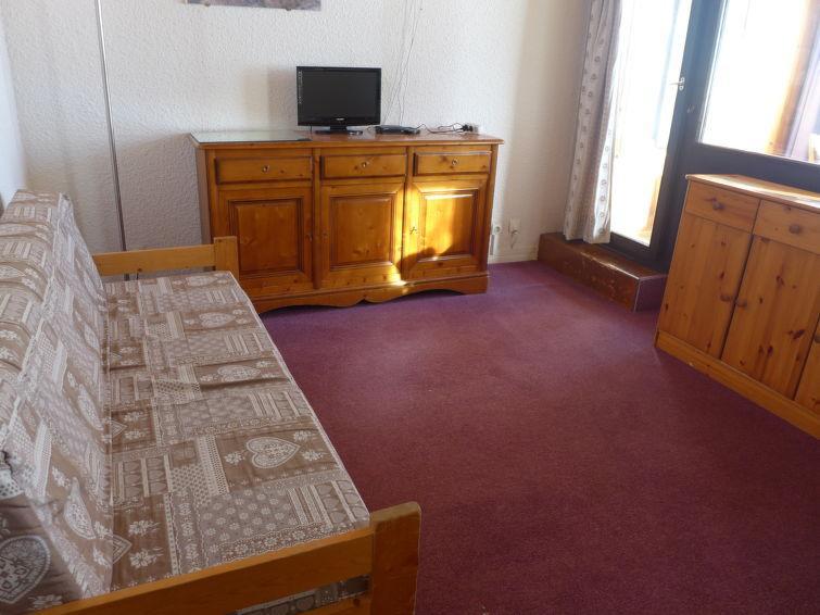 Ski verhuur Appartement 1 kamers 2 personen (5) - Le Sérac - Val Thorens - Woonkamer