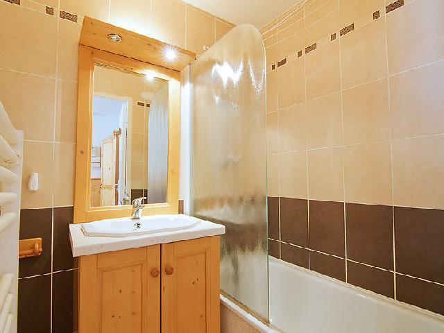 Rent in ski resort 1 room apartment 4 people (7) - Les Cîmes de Caron - Val Thorens - Bath-tub