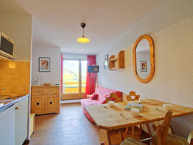 Skiverleih 1-Zimmer-Appartment für 4 Personen (14) - Les Cîmes de Caron - Val Thorens - Wohnzimmer