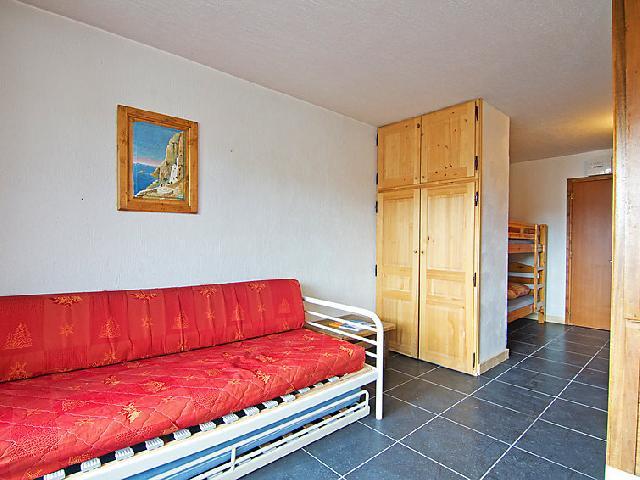 Skiverleih 1-Zimmer-Appartment für 4 Personen (1) - Les Glaciers - Val Thorens - Sofa