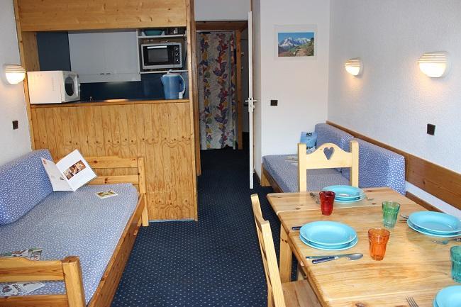 Rent in ski resort 2 room apartment 4 people (308) - Les Temples du Soleil Machu - Val Thorens - Living room