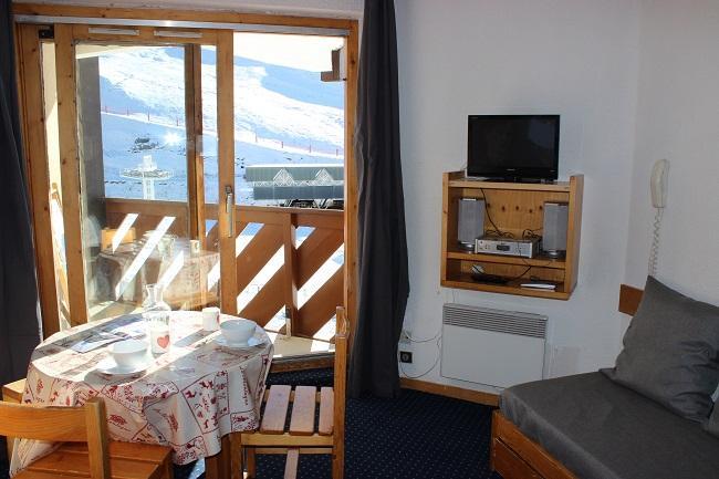 Skiverleih 2-Zimmer-Appartment für 4 Personen (408) - Les Temples du Soleil Machu - Val Thorens - Wohnzimmer