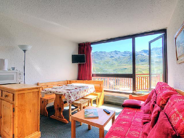 Rent in ski resort 1 room apartment 4 people (1) - Les Trois Vallées - Val Thorens - Living room