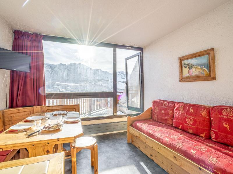 Skiverleih 1-Zimmer-Appartment für 4 Personen (1) - Les Trois Vallées - Val Thorens - Wohnzimmer