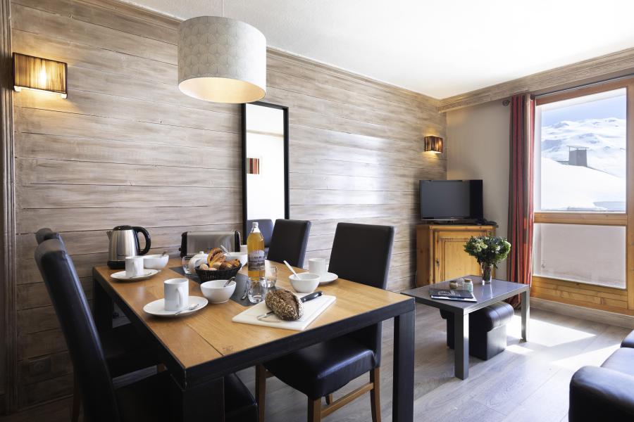 Rent in ski resort 3 room apartment 4 people - Résidence Chalet des Neiges Hermine - Val Thorens - Dining area