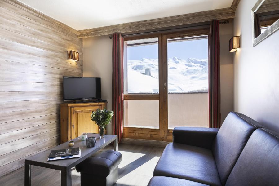 Rent in ski resort 3 room apartment 4 people - Résidence Chalet des Neiges Hermine - Val Thorens - Living room