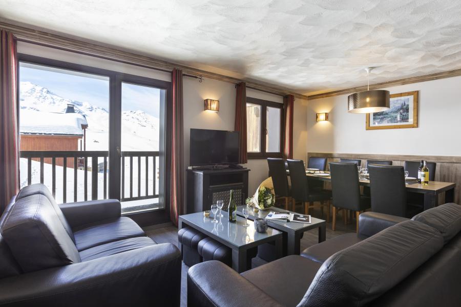 Аренда на лыжном курорте Апартаменты дуплекс 5 комнат 8 чел. - Résidence Chalet des Neiges Hermine - Val Thorens - Сиденье банкетка