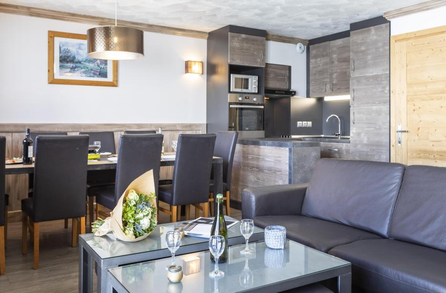 Rent in ski resort 5 room duplex apartment 8 people - Résidence Chalet des Neiges Hermine - Val Thorens - Living room
