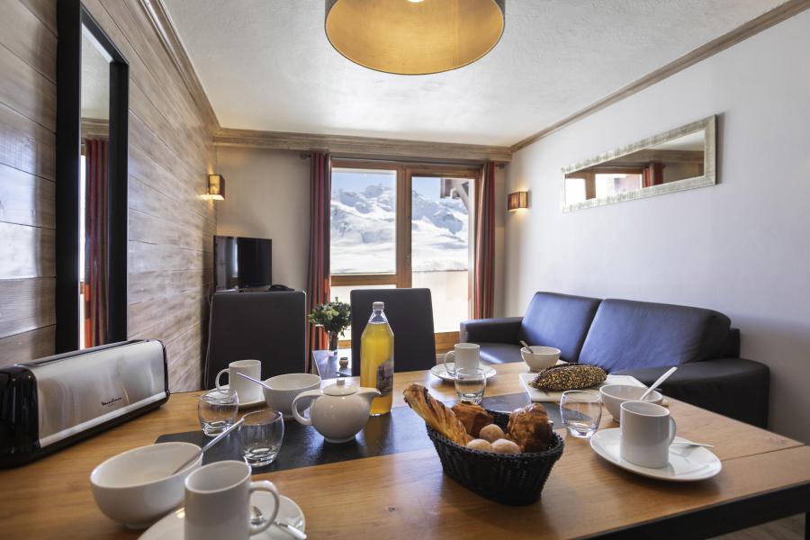 Ski verhuur Appartement 3 kamers 4 personen - Résidence Chalet des Neiges Hermine - Val Thorens - Open keuken