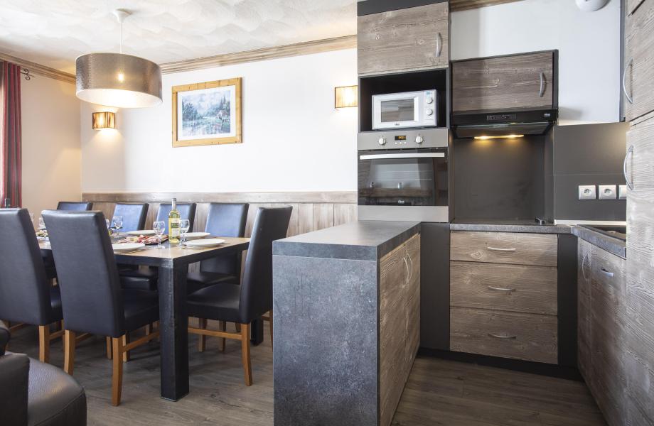 Location au ski Appartement 6 pièces 10 personnes (105m²) - Résidence Chalet des Neiges Hermine - Val Thorens - Cuisine