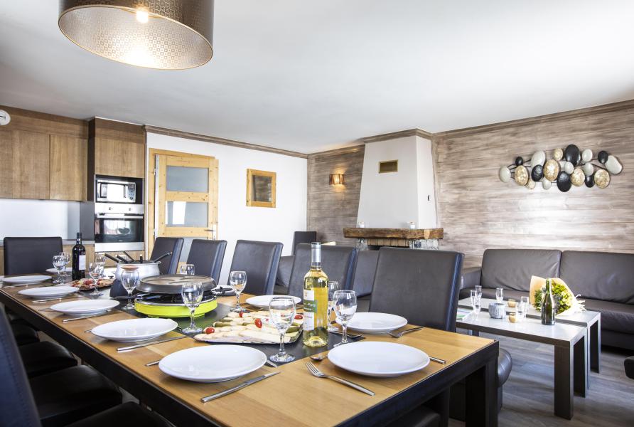 Rent in ski resort Résidence Chalet des Neiges Hermine - Val Thorens - Dining area
