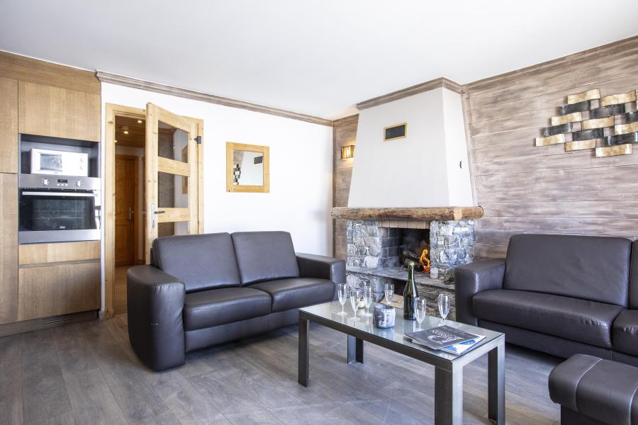 Rent in ski resort Résidence Chalet des Neiges Hermine - Val Thorens - Living room