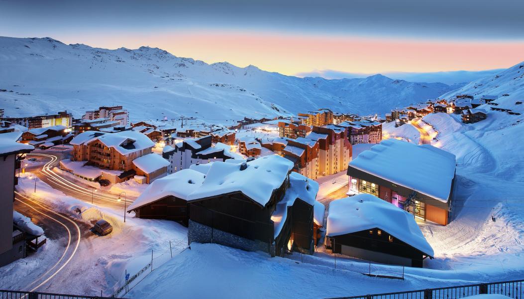 Skiverleih Résidence Chalet des Neiges Koh-I Nor - Val Thorens - Draußen im Winter