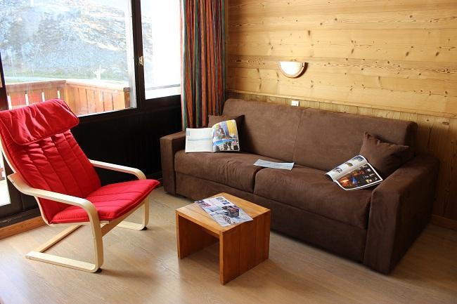 Wynajem na narty Apartament 2 pokojowy 5 osób (608) - Résidence de l'Olympic - Val Thorens - Pokój gościnny