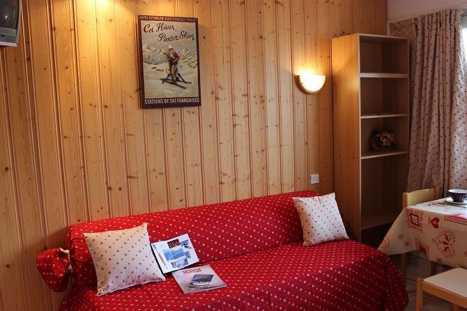 Аренда на лыжном курорте Квартира студия для 2 чел. (625) - Résidence de l'Olympic - Val Thorens - Салон
