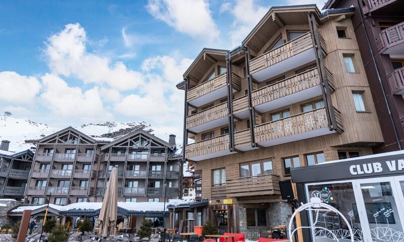 Аренда на лыжном курорте Résidence Diamant - MH - Val Thorens - зимой под открытым небом