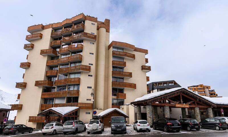 Location au ski Résidence Dome De Polset - MH - Val Thorens - Extérieur hiver