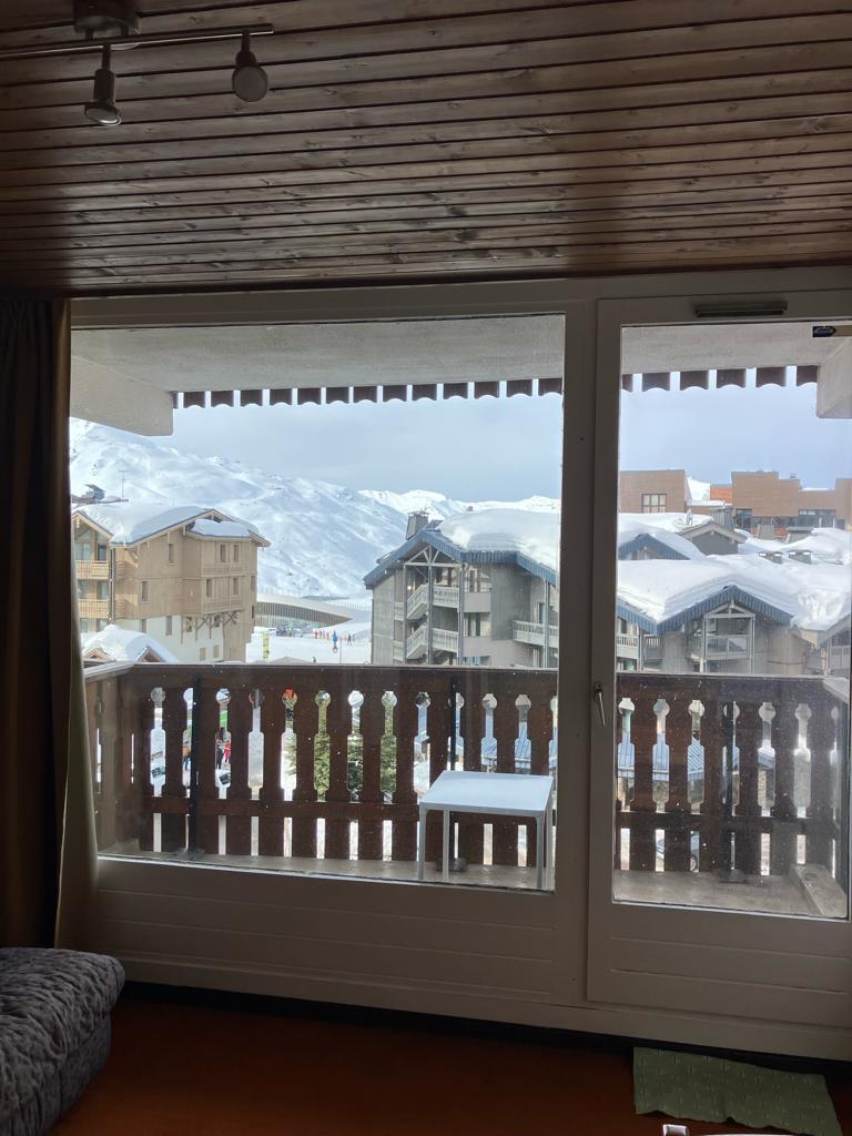 Rent in ski resort Studio cabin 4 people (27) - Résidence Eterlous - Val Thorens - Balcony