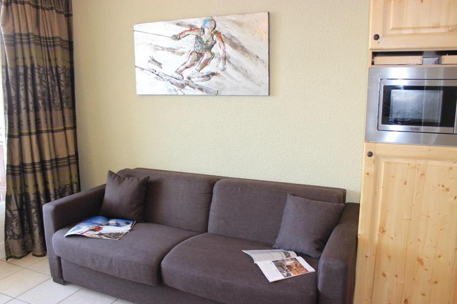 Rent in ski resort Studio cabin 4 people (28) - Résidence Eterlous - Val Thorens - Living room