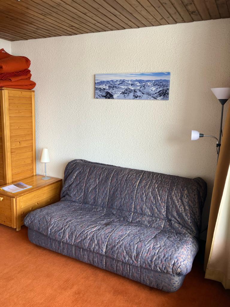 Skiverleih Studio Kabine für 4 Personen (27) - Résidence Eterlous - Val Thorens - Wohnzimmer