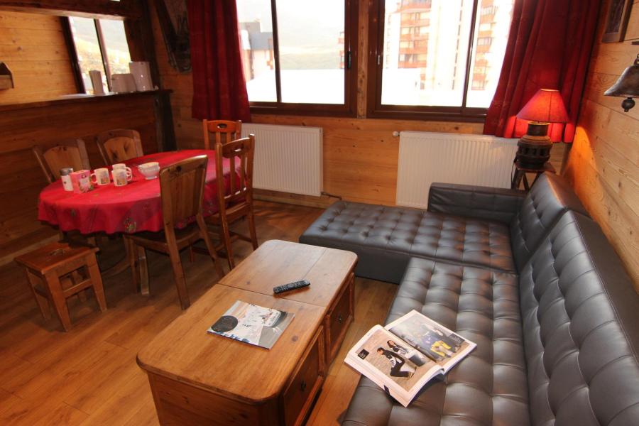 Ski verhuur Appartement 4 kamers 6 personen (1) - Résidence Galerie de Peclet - Val Thorens - Woonkamer