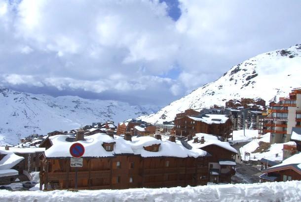 Wynajem na narty Studio 2 osoby (B26) - Résidence Hauts de Chavière - Val Thorens - Zima na zewnątrz