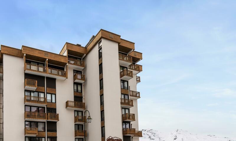 Location au ski Résidence Hauts De Chaviere - MH - Val Thorens - Extérieur hiver