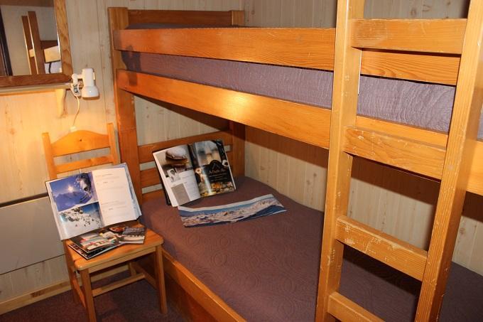 Rent in ski resort Studio cabin 4 people (10) - Résidence l'Orsière - Val Thorens - Bunk beds