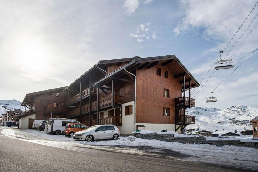 Location au ski Appartement duplex 4 pièces 6 personnes - Résidence La Boucle - Val Thorens - Extérieur hiver