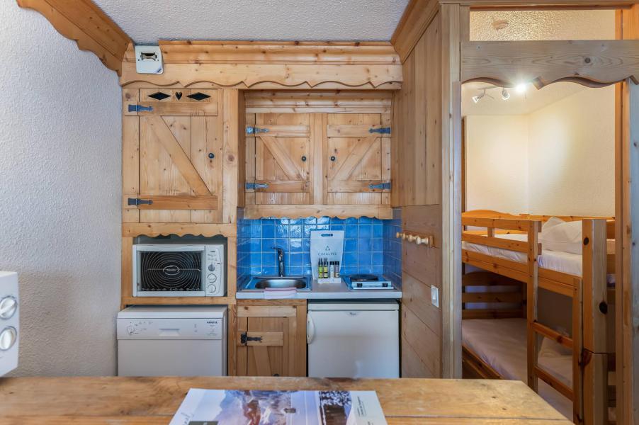 Location au ski Studio coin montagne 4 personnes (50) - Résidence la Roche Blanche - Val Thorens - Cuisine