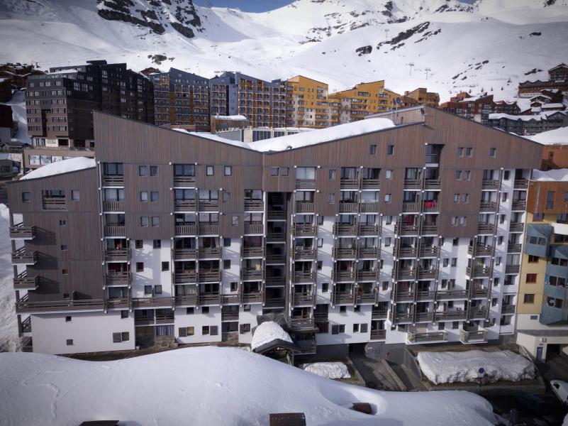 Vacances en montagne Studio cabine 4 personnes (111) - Résidence Lauzières - Val Thorens - Extérieur hiver