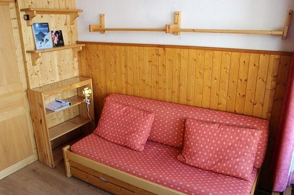 Rent in ski resort Studio 3 people (112) - Résidence le Dôme de Polset - Val Thorens - Living room