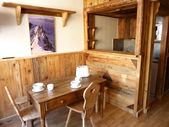 Rent in ski resort Studio 3 people (607) - Résidence le Dôme de Polset - Val Thorens - Living room