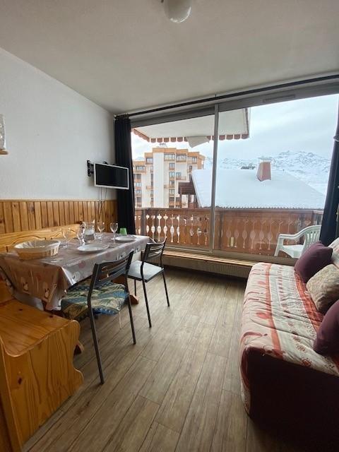 Skiverleih Studio Schlafnische 3 Personen (104) - Résidence le Dôme de Polset - Val Thorens - Wohnzimmer