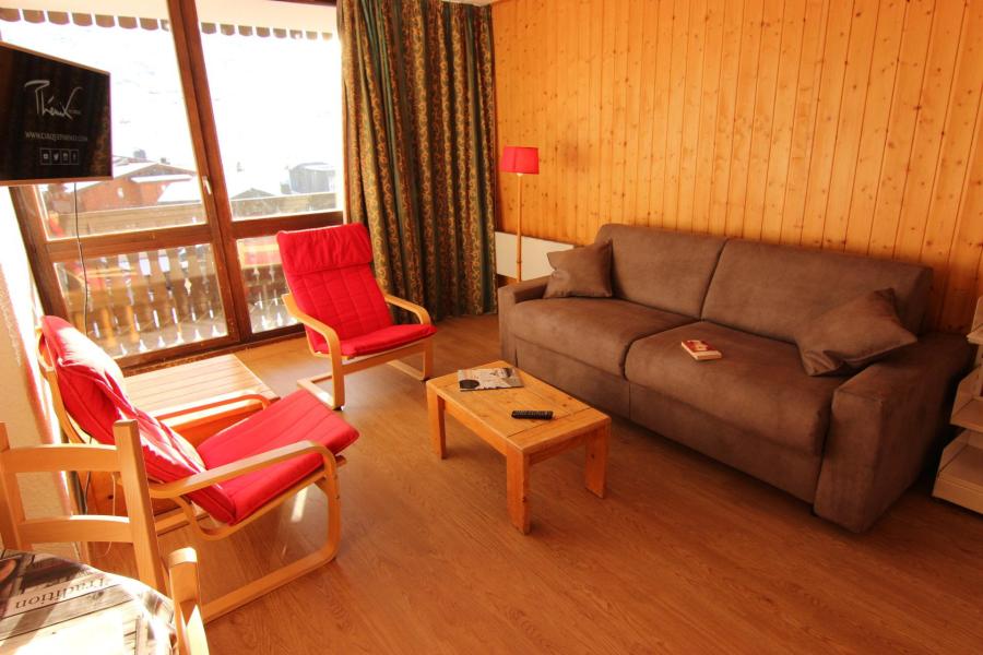 Skiverleih 3-Zimmer-Appartment für 6 Personen (412) - Résidence le Lac du Lou - Val Thorens - Wohnzimmer