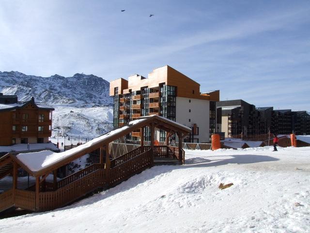 Location au ski Appartement 2 pièces 5 personnes (1) - Résidence le Lac du Lou - Val Thorens - Extérieur hiver